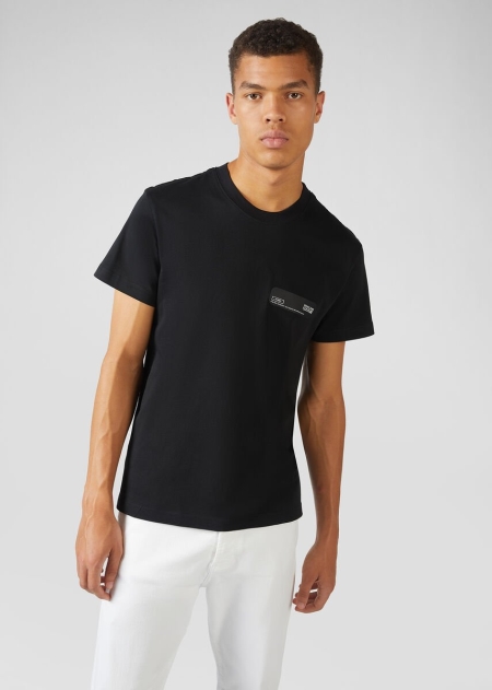 Versace Rubber Logo T-shirt Herr - 761034QPD